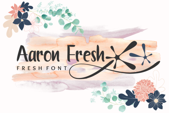 Aaron Fresh: A Handwritten Font That Breathes Life Into Craft Projects