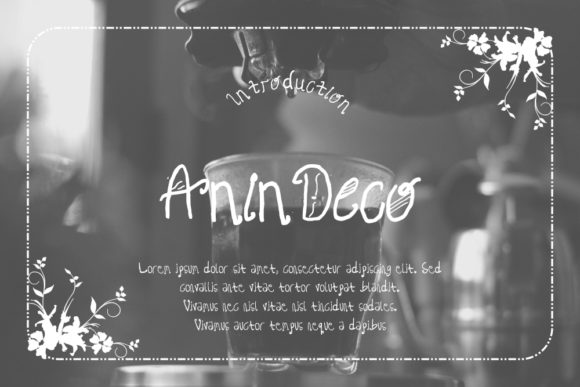 Anin Deco Display Font for Web Design