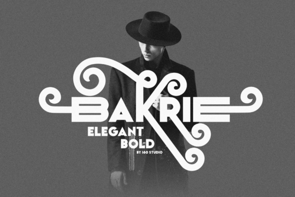 Bakrie Display Font for Handmade Creations