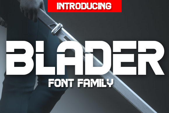 Blader Font for Handmade Creations