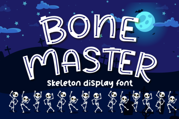 Bone Master: A Bold Display Font for Web Design