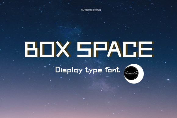 Box Space Font for Handmade Creations