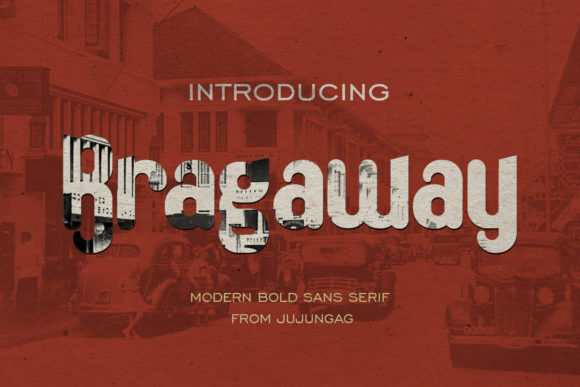 Bragaway Font for Editorial Design and Branding