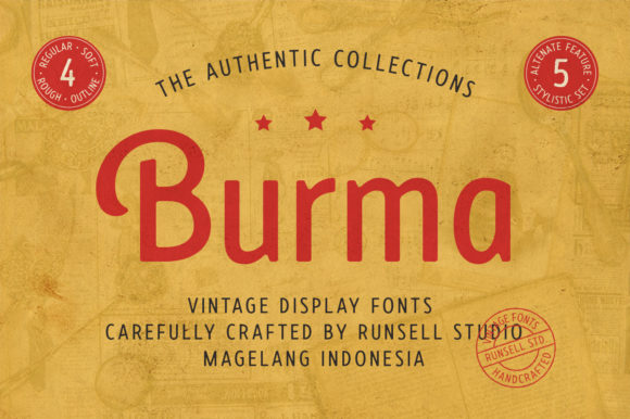 Burma Display Font Review