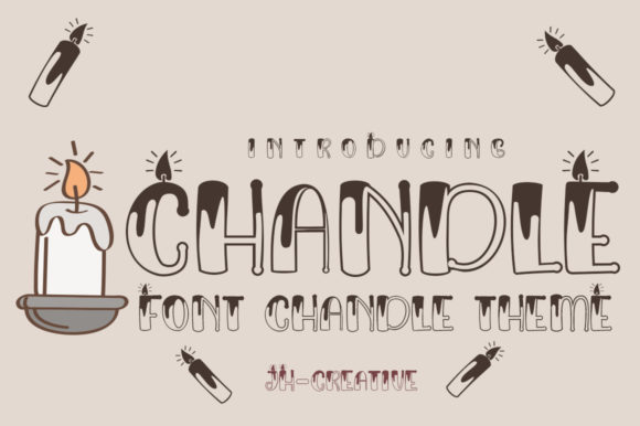 Chandle: A Candlelit Typeface for Editorial Design