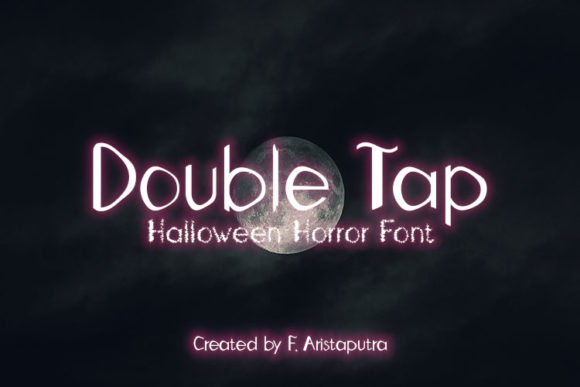 Double Tap: A Spooky Font for Handmade Creations