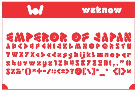 Emperor of Japan Font Review: A Futuristic Display Typeface