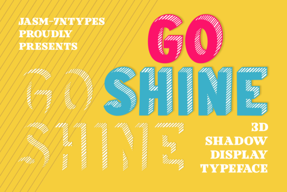 Go Shine: A Bold Display Font for Creative Branding