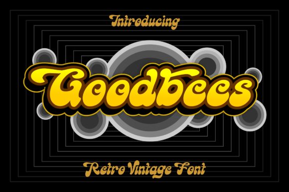 Goodbees: A Vintage Display Font for Modern Web Design