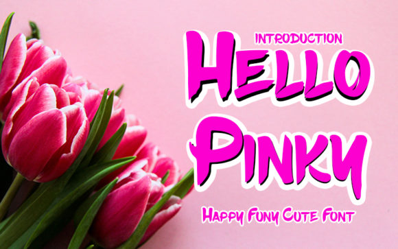 Hello Pinky: A Playful Display Font for Bold Statements