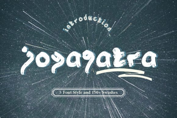 Joyagatra: A Unique Font for Branding That Stands Out
