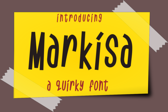Markisa: A Joyful Display Font for Editorial Design
