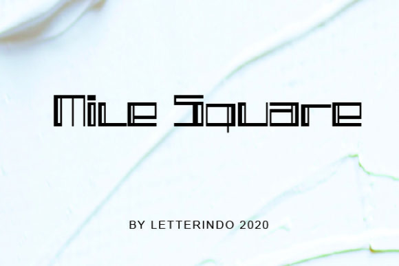 Mile Square Font for Business Branding