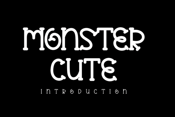 Monster Cute: A Playful Display Font for Digital Projects