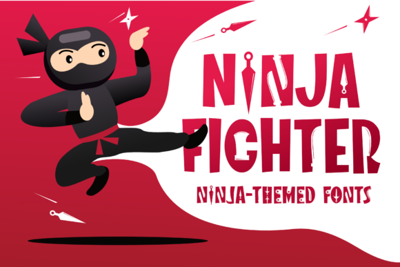 Ninja Fighter Font for Editorial Design