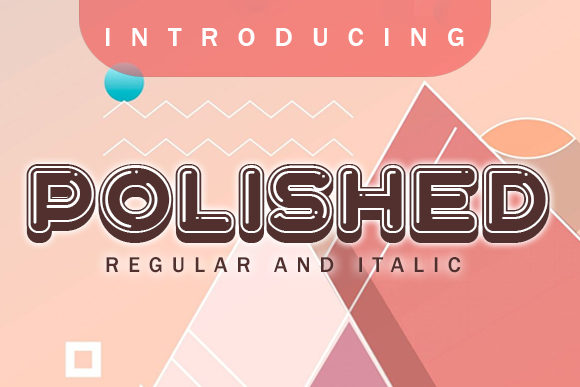 Polished: A Bold Display Font for Branding Projects