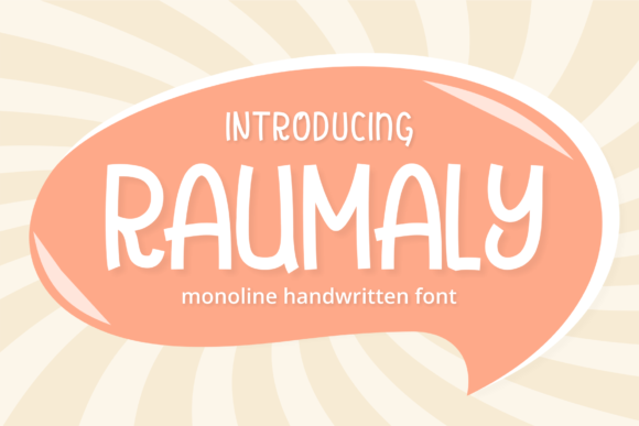Raumaly: A Friendly Display Font for Modern Editorial Design