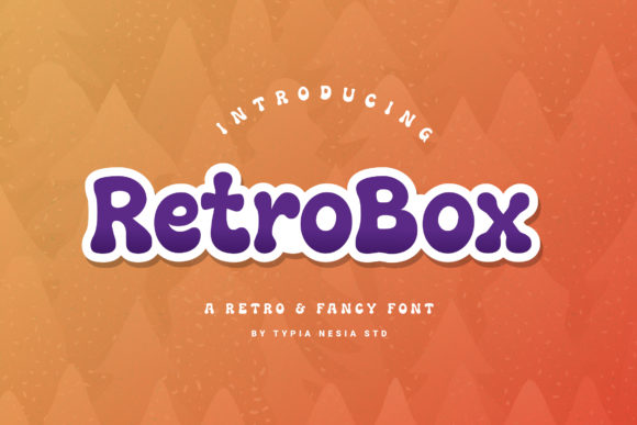 Retrobox Font for Bold Editorial Design