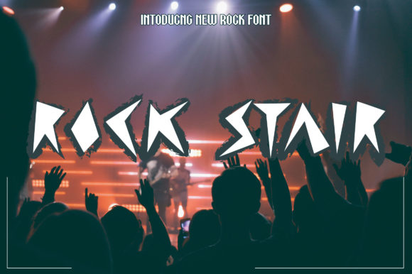 Rock Stair: A Playful Display Font for Bold Branding