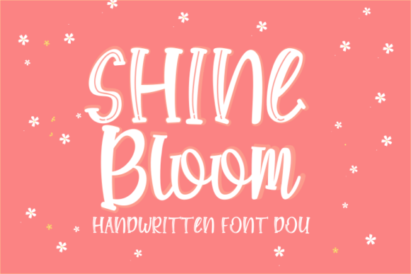 Shine Bloom Font for Web Design