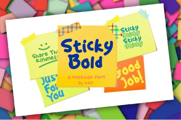 Sticky Bold: A Versatile Display Font for Modern Branding