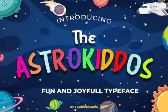 The Astrokiddos: A Versatile Display Font for Digital Creativity